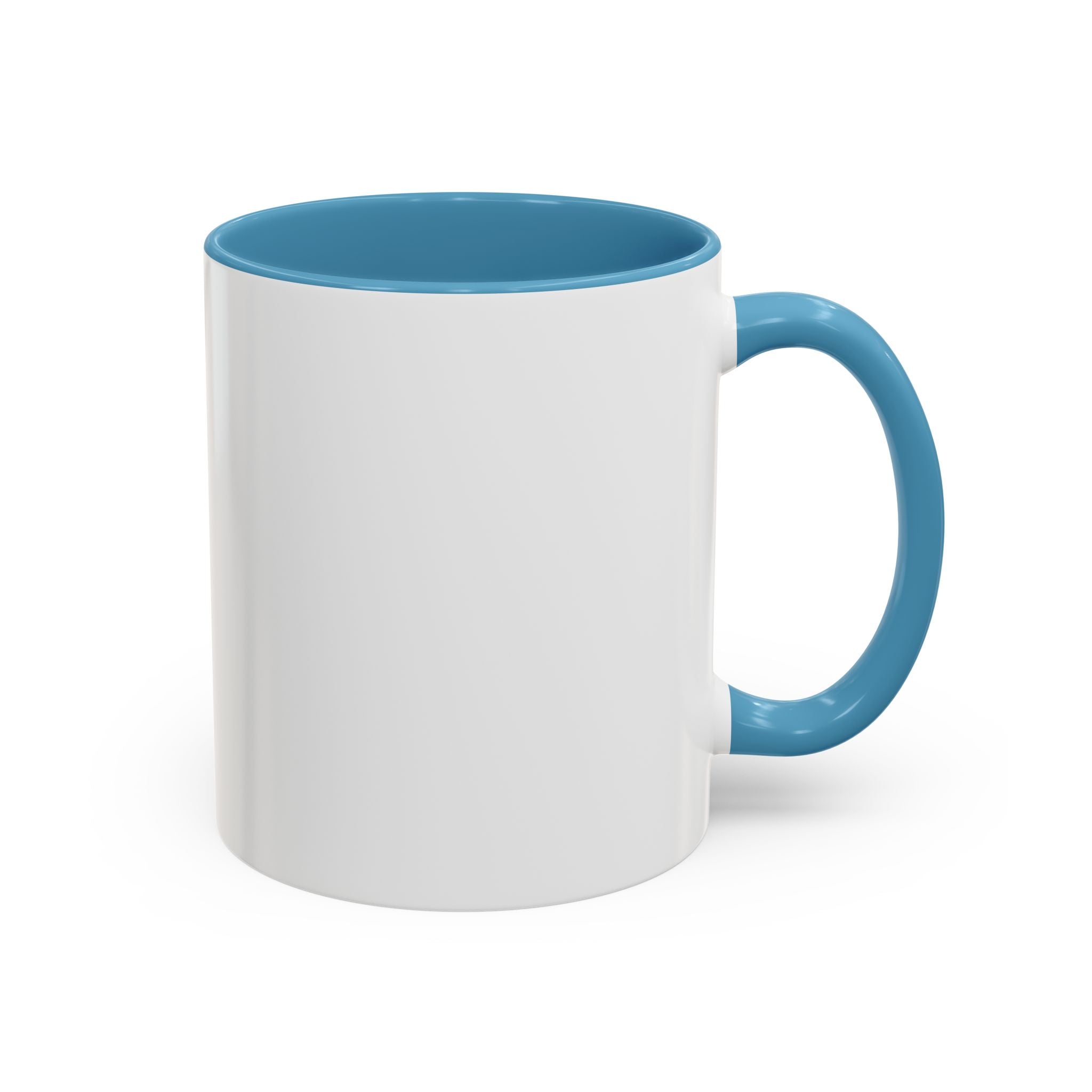 Nautical Blue Palmetto Accent Coffee Mug – Southern Coastal Tea & Coffee Cup (11/15oz)