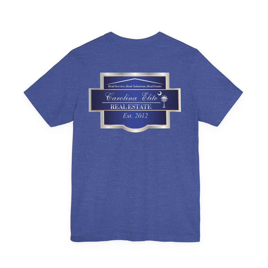 Real Estate Logo T‑Shirt - 'Carolina Elite Real Estate Est. 2012' Back Print