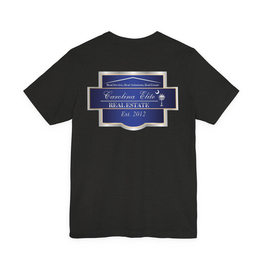 Real Estate Logo T‑Shirt - 'Carolina Elite Real Estate Est. 2012' Back Print