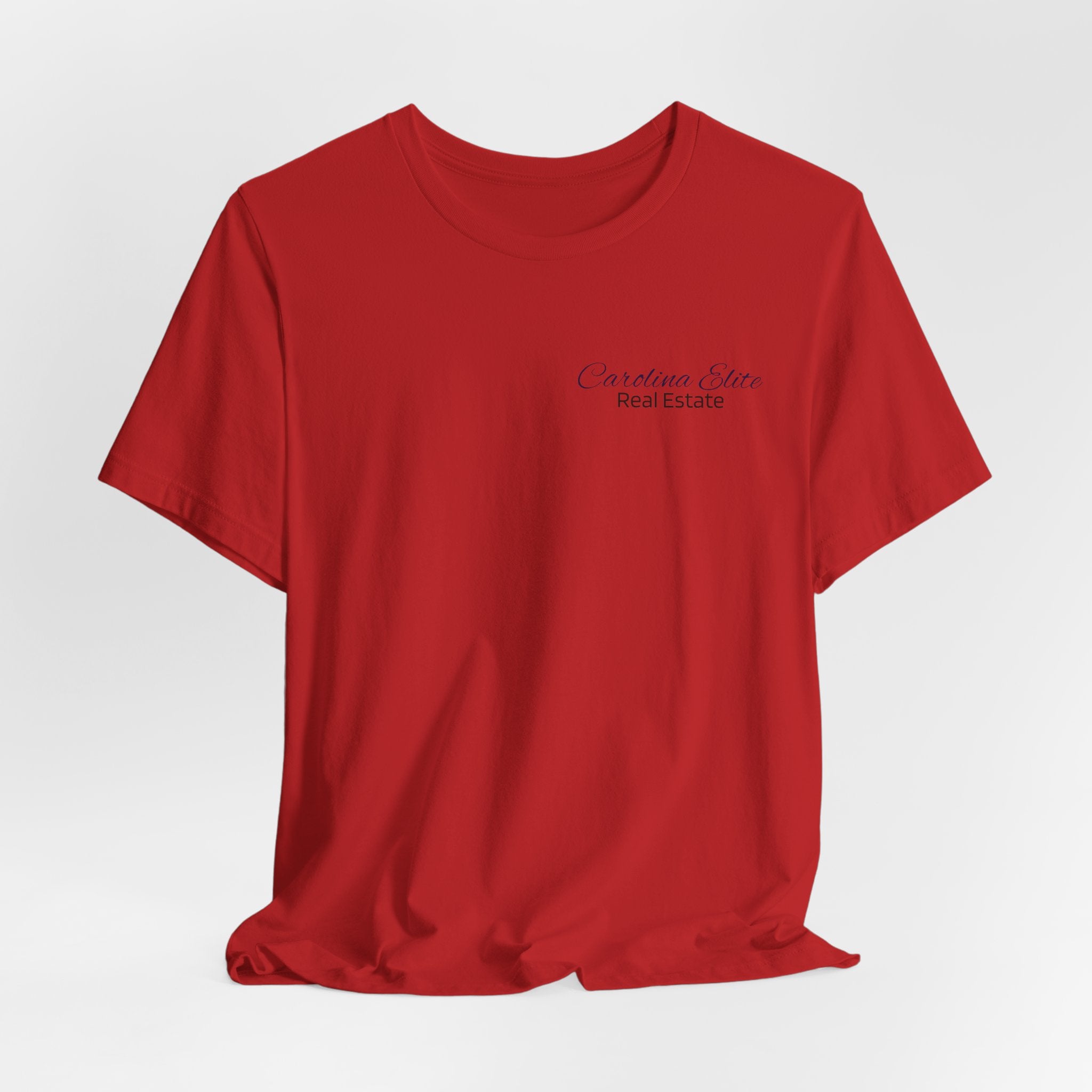 Real Estate Logo T‑Shirt - 'Carolina Elite Real Estate Est. 2012' Back Print