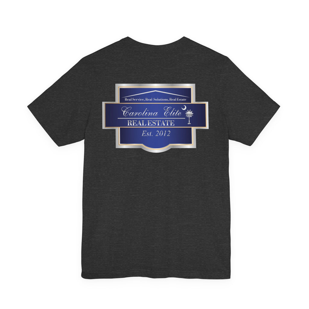 Real Estate Logo T‑Shirt - 'Carolina Elite Real Estate Est. 2012' Back Print