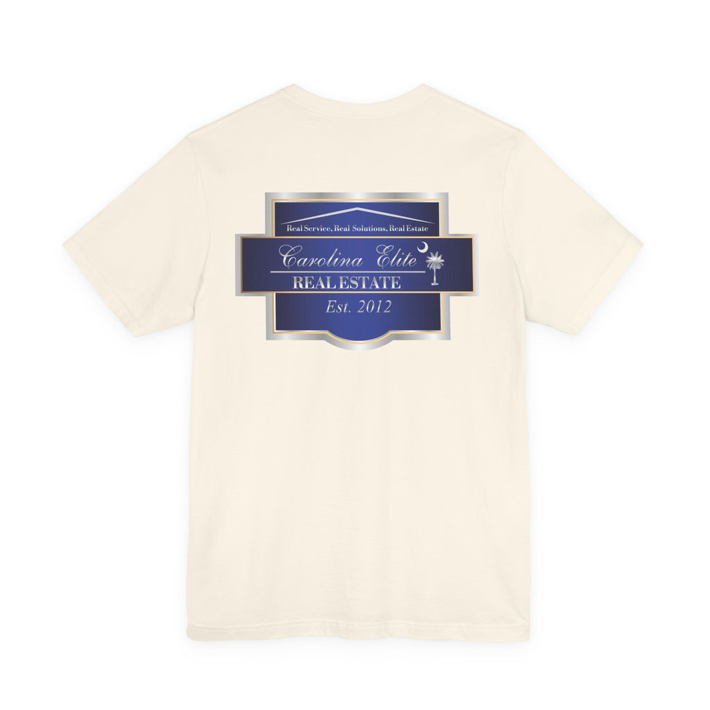 Real Estate Logo T‑Shirt - 'Carolina Elite Real Estate Est. 2012' Back Print