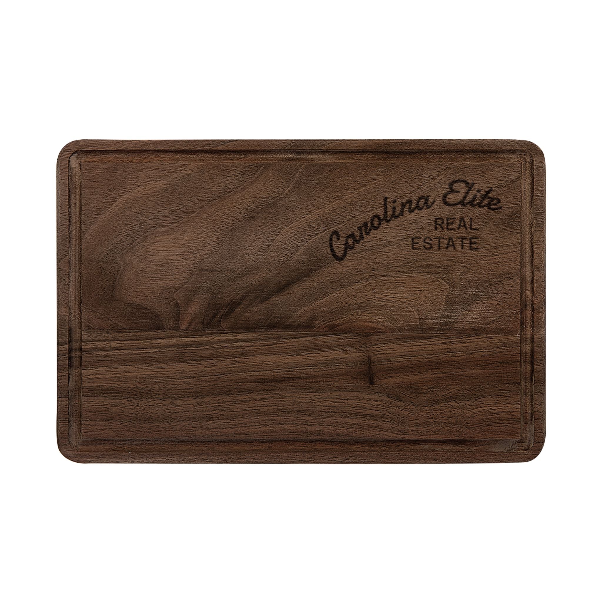 Engraved Wooden Cutting Board — 'Carolina Elite Estate' Personalized Charcuterie & Serving Board