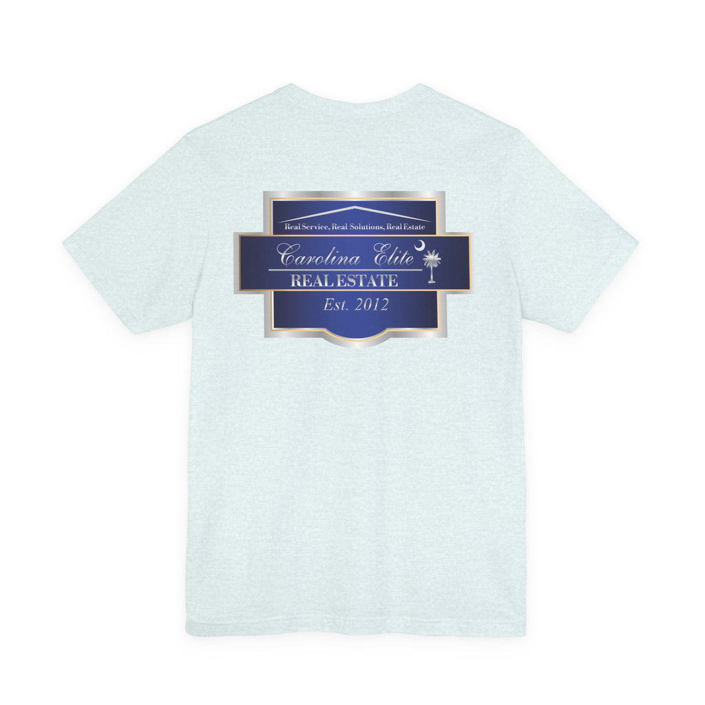 Real Estate Logo T‑Shirt - 'Carolina Elite Real Estate Est. 2012' Back Print