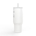40oz Engraved Insulated Tumbler with Lid & Straw — Travel Mug for Commuting, Outdoors, Gifts