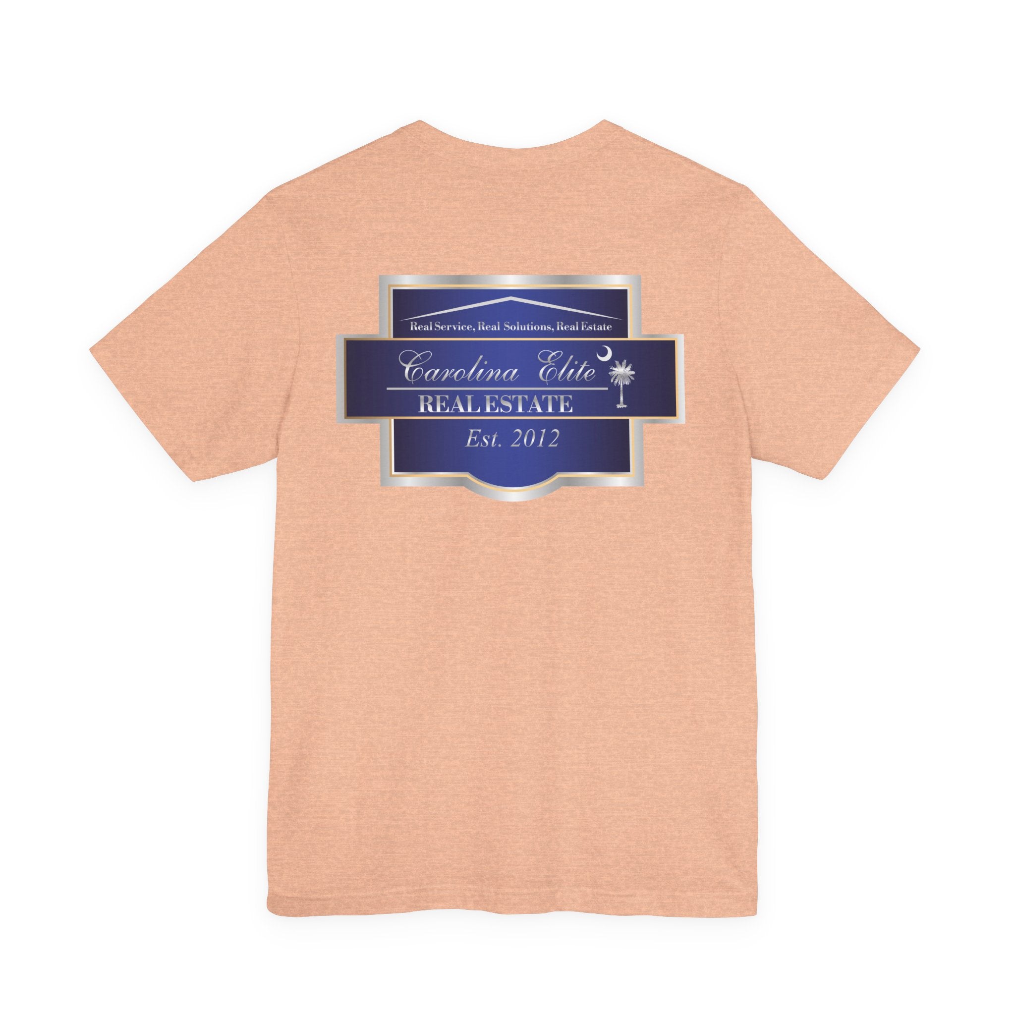 Real Estate Logo T‑Shirt - 'Carolina Elite Real Estate Est. 2012' Back Print