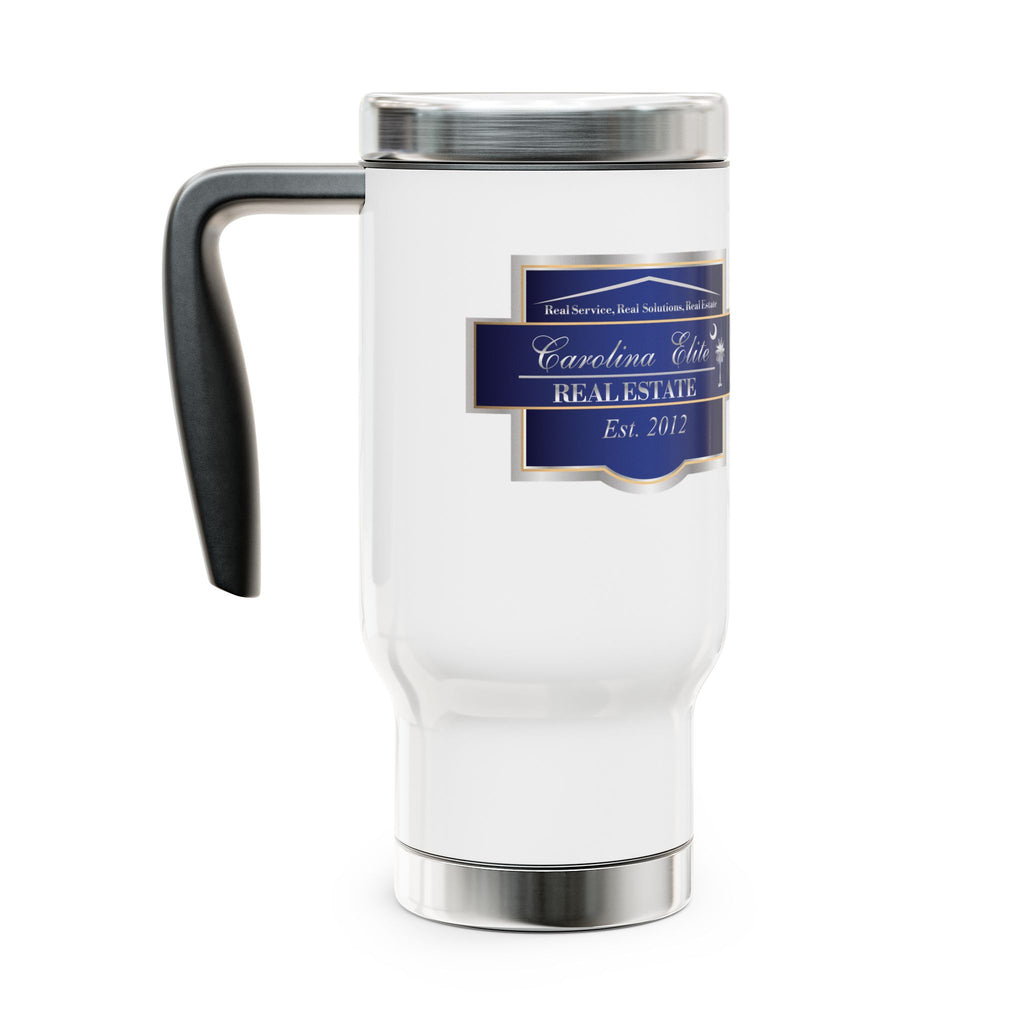 Carolina Elite Real Estate 14oz Stainless Travel Mug with Handle