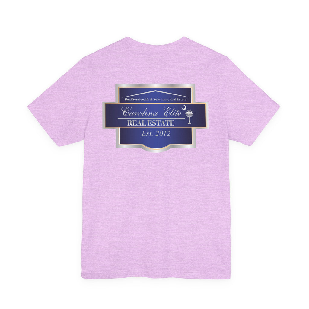 Real Estate Logo T‑Shirt - 'Carolina Elite Real Estate Est. 2012' Back Print