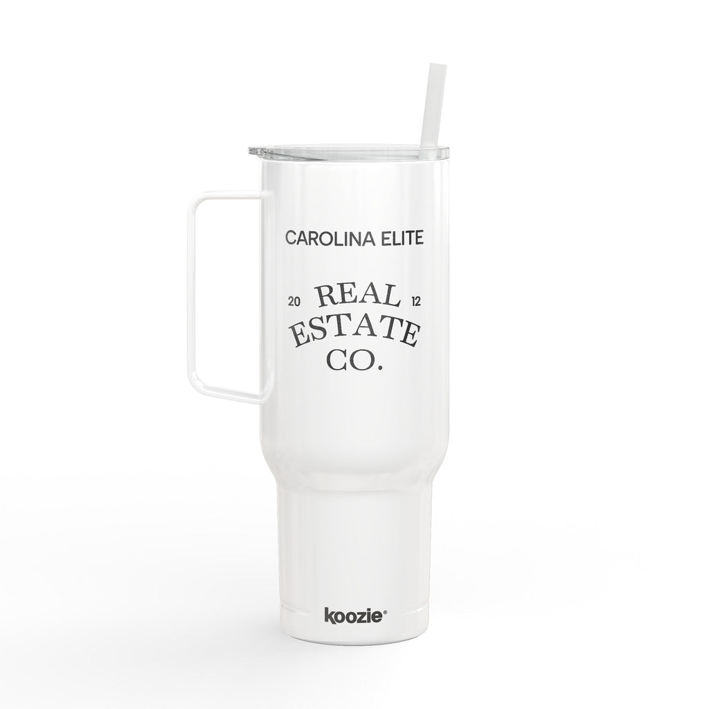 40oz Engraved Insulated Tumbler with Lid & Straw — Travel Mug for Commuting, Outdoors, Gifts