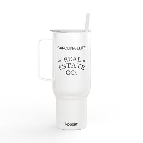40oz Engraved Insulated Tumbler with Lid & Straw — Travel Mug for Commuting, Outdoors, Gifts