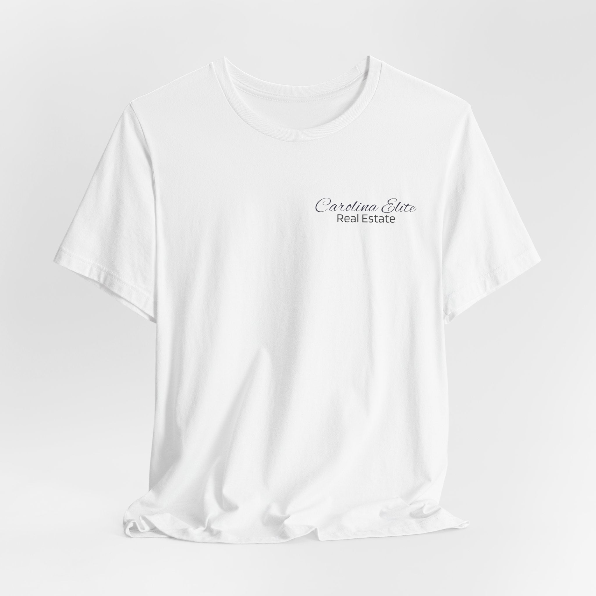 Real Estate Logo T‑Shirt - 'Carolina Elite Real Estate Est. 2012' Back Print