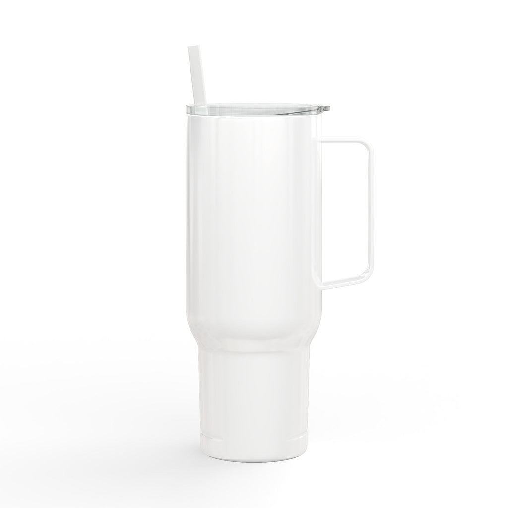 40oz Engraved Insulated Tumbler with Lid & Straw — Travel Mug for Commuting, Outdoors, Gifts