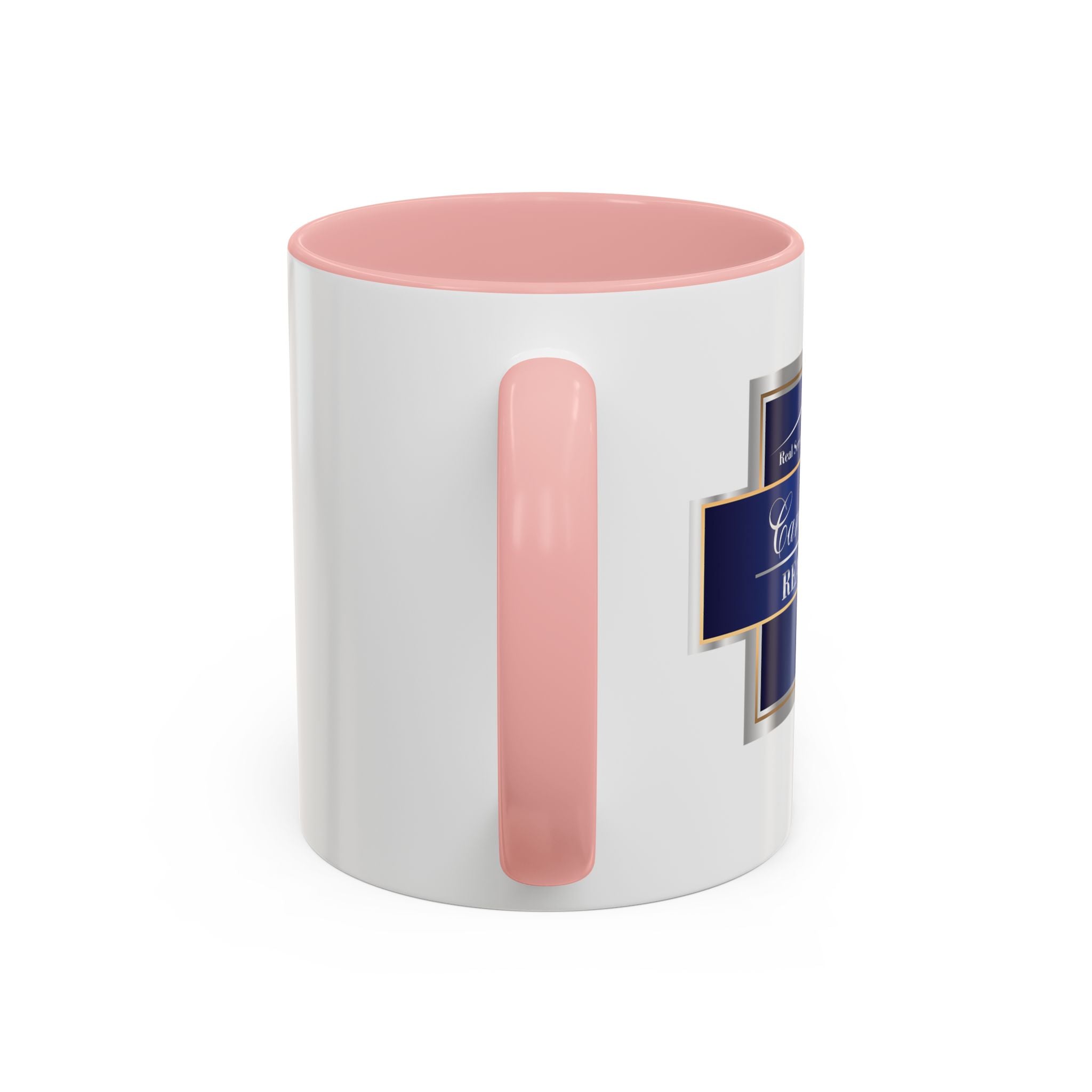 Nautical Blue Palmetto Accent Coffee Mug – Southern Coastal Tea & Coffee Cup (11/15oz)