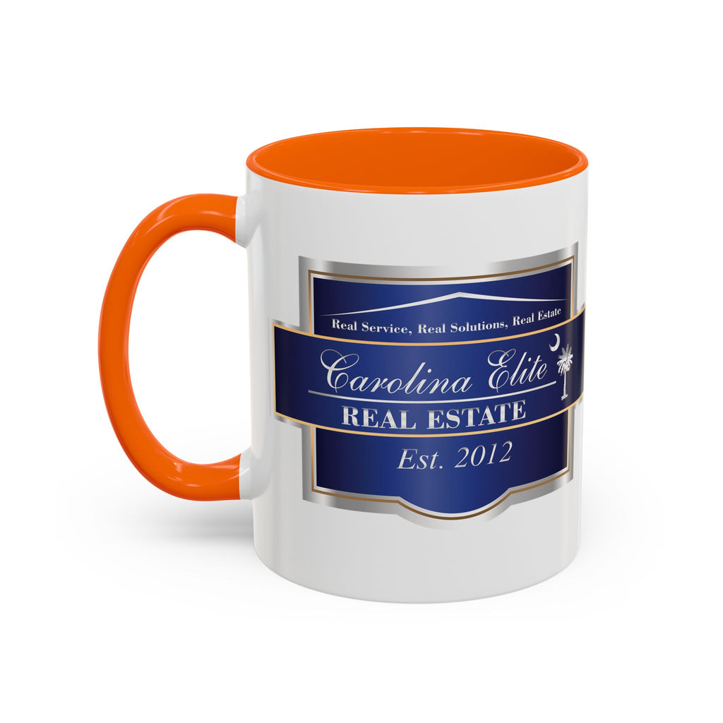 Nautical Blue Palmetto Accent Coffee Mug – Southern Coastal Tea & Coffee Cup (11/15oz)
