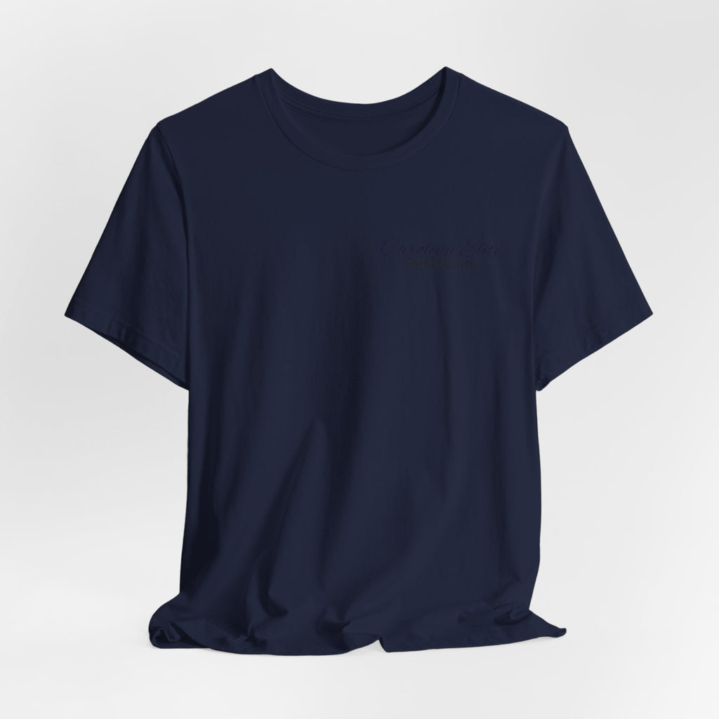 Real Estate Logo T‑Shirt - 'Carolina Elite Real Estate Est. 2012' Back Print