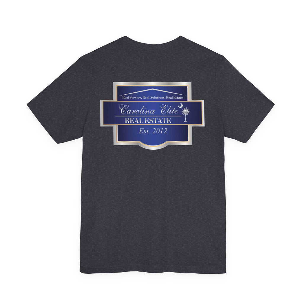 Real Estate Logo T‑Shirt - 'Carolina Elite Real Estate Est. 2012' Back Print
