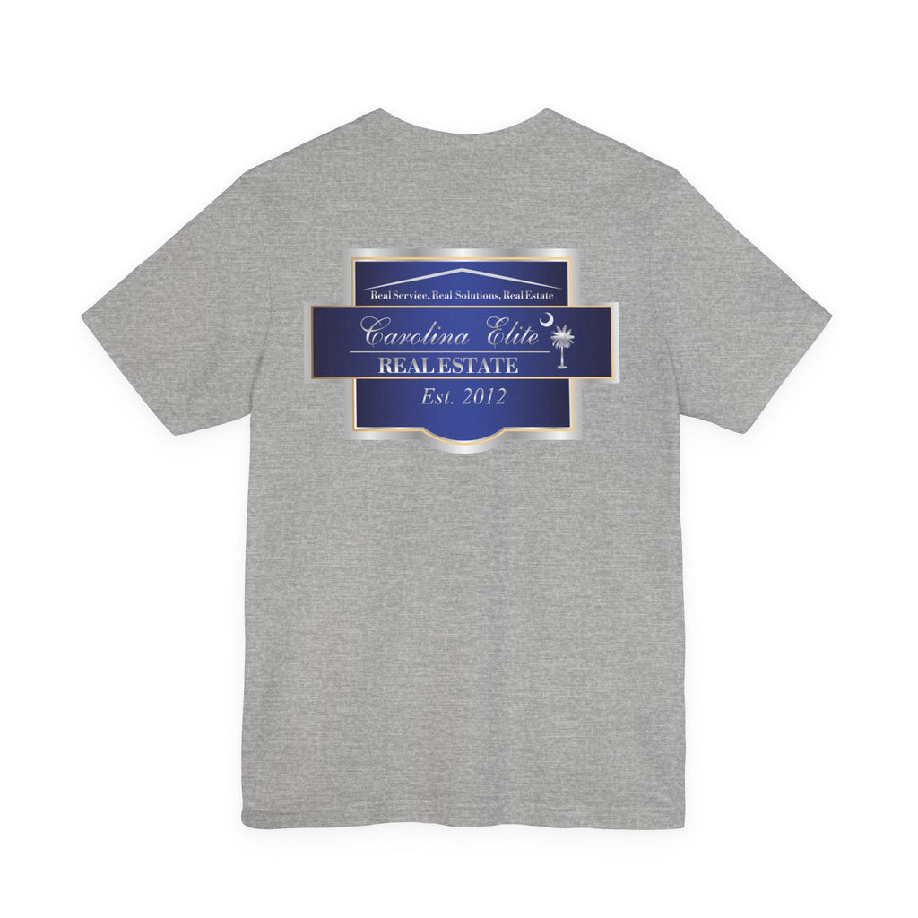 Real Estate Logo T‑Shirt - 'Carolina Elite Real Estate Est. 2012' Back Print
