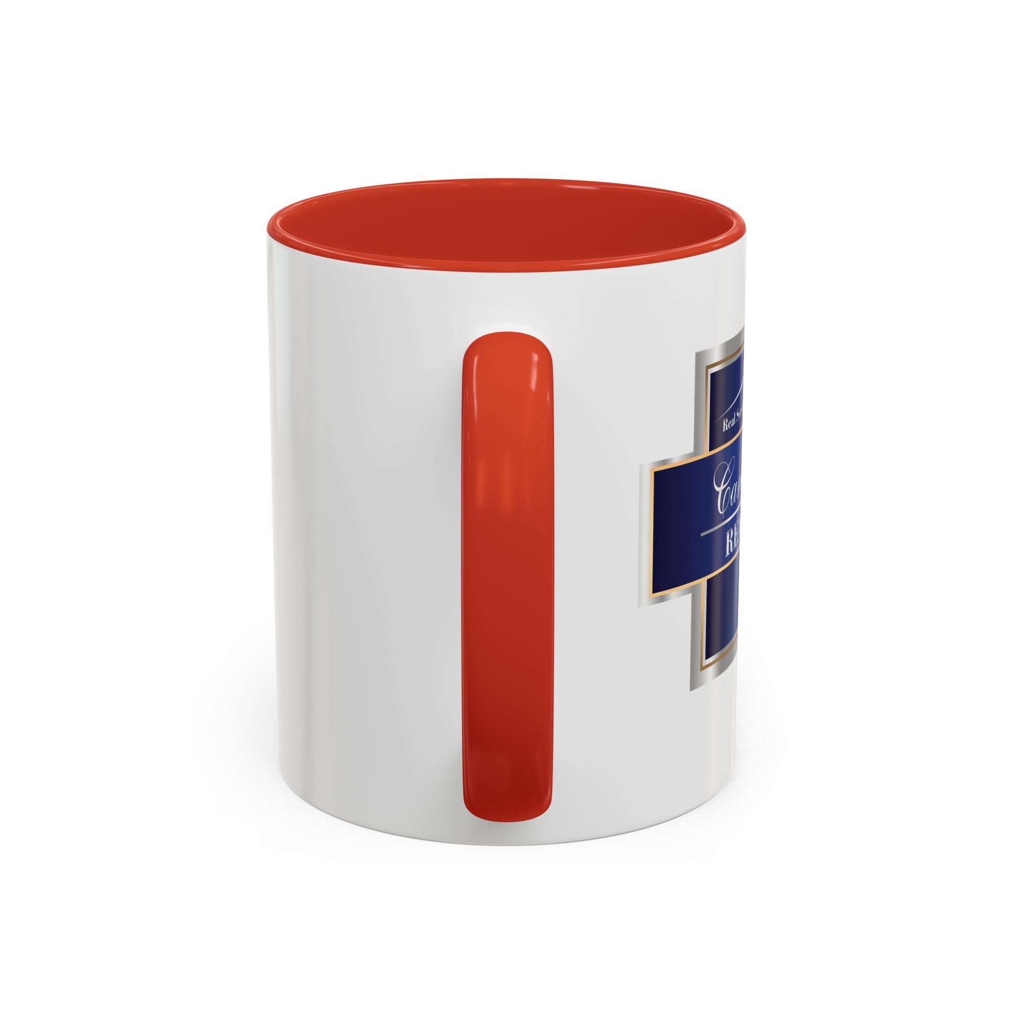 Nautical Blue Palmetto Accent Coffee Mug – Southern Coastal Tea & Coffee Cup (11/15oz)