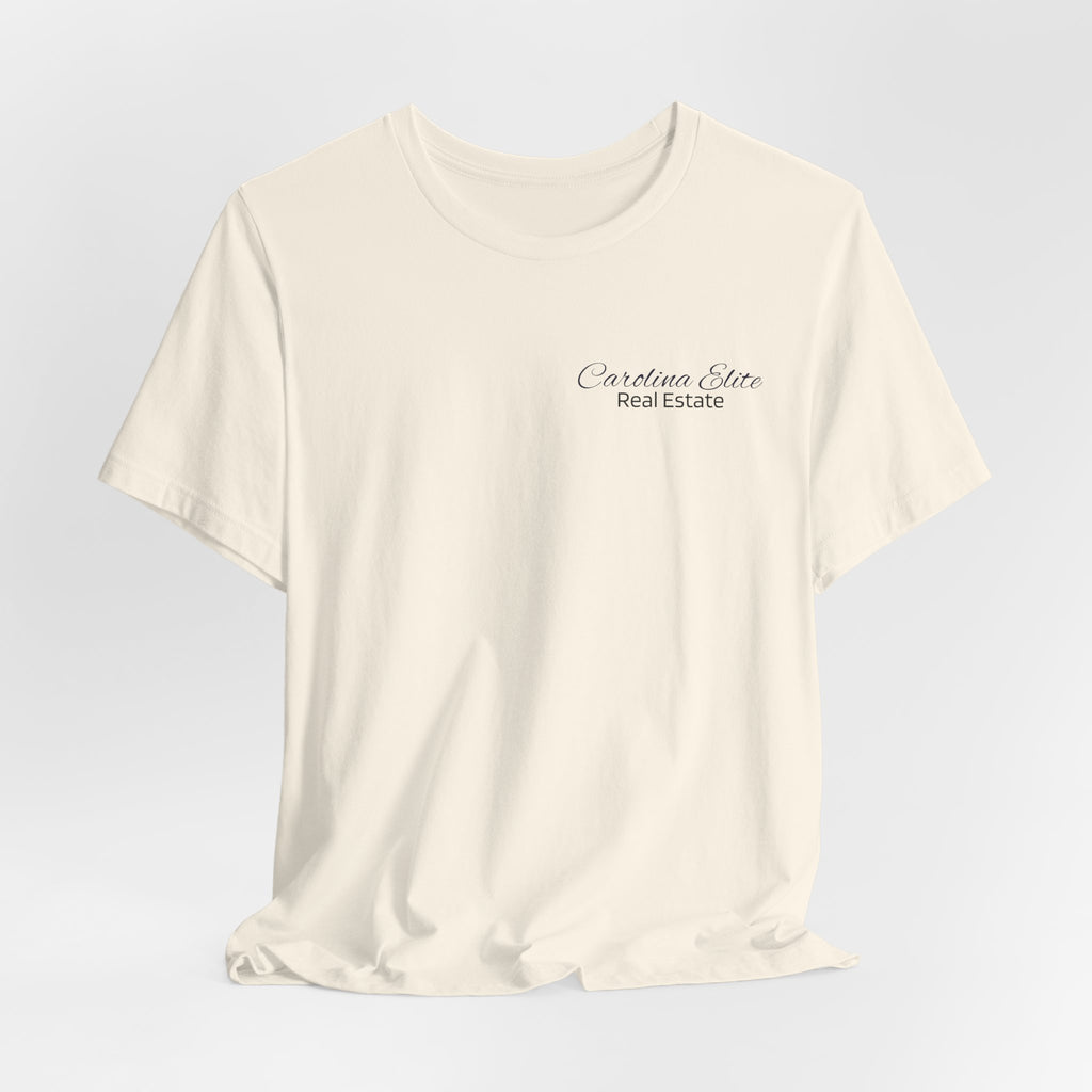 Real Estate Logo T‑Shirt - 'Carolina Elite Real Estate Est. 2012' Back Print