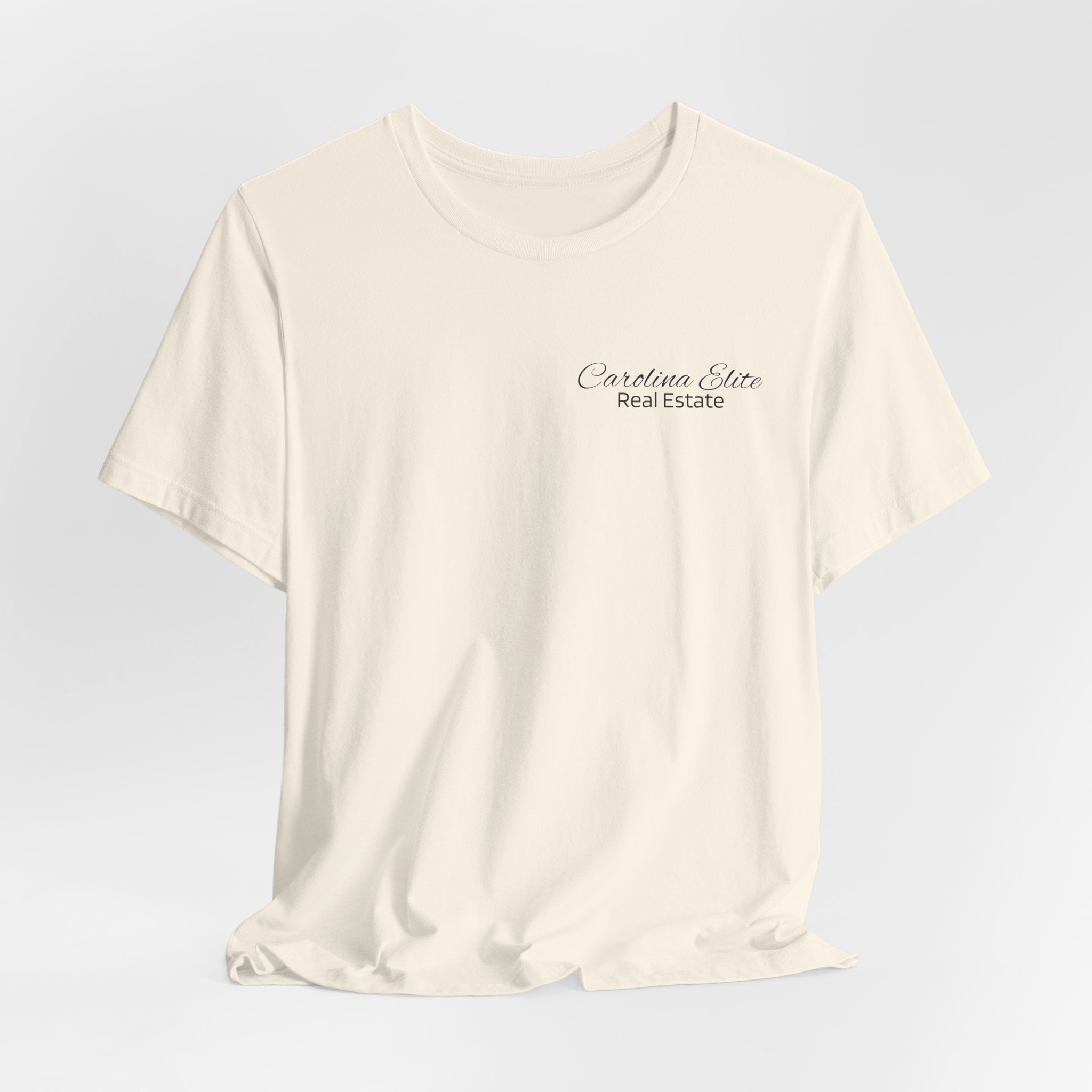 Real Estate Logo T‑Shirt - 'Carolina Elite Real Estate Est. 2012' Back Print