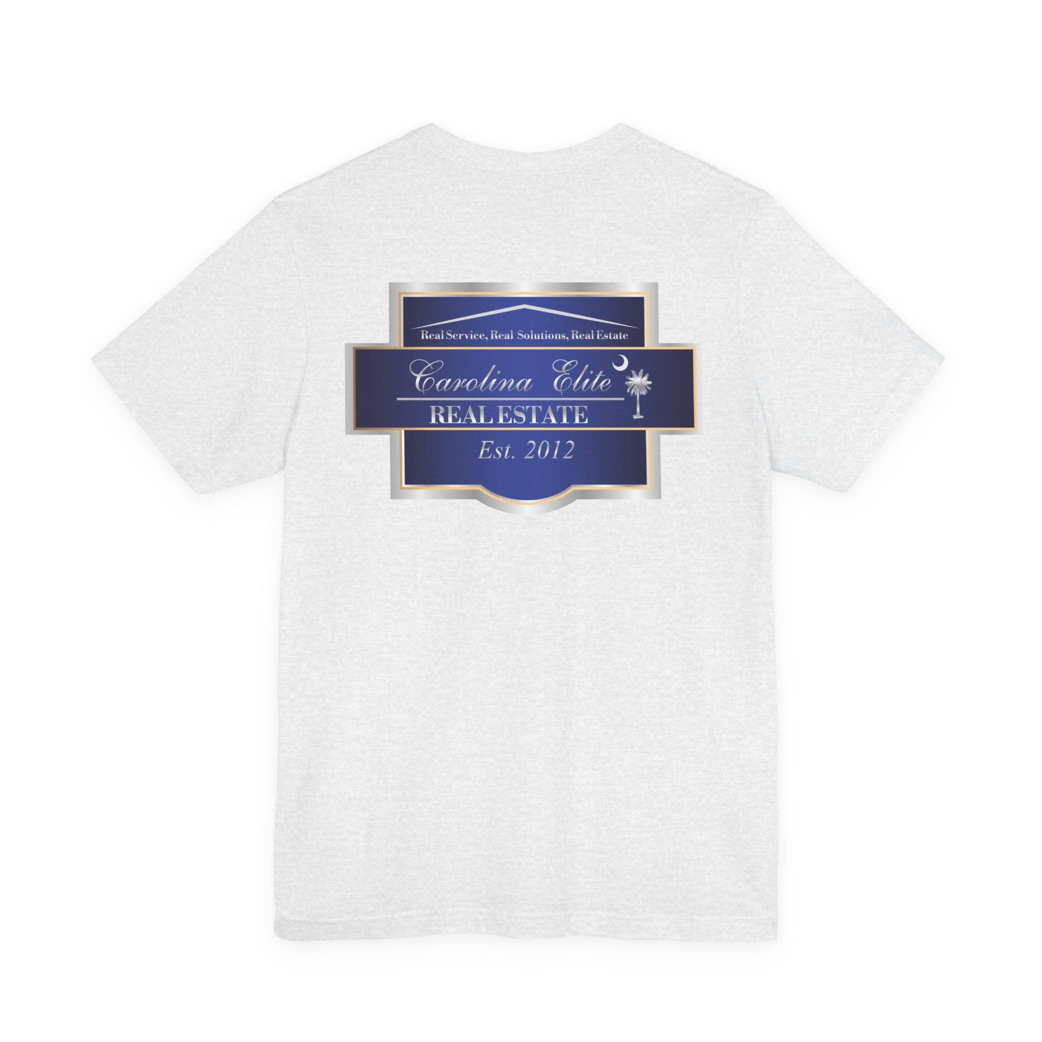 Real Estate Logo T‑Shirt - 'Carolina Elite Real Estate Est. 2012' Back Print