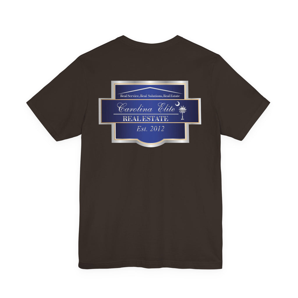 Real Estate Logo T‑Shirt - 'Carolina Elite Real Estate Est. 2012' Back Print
