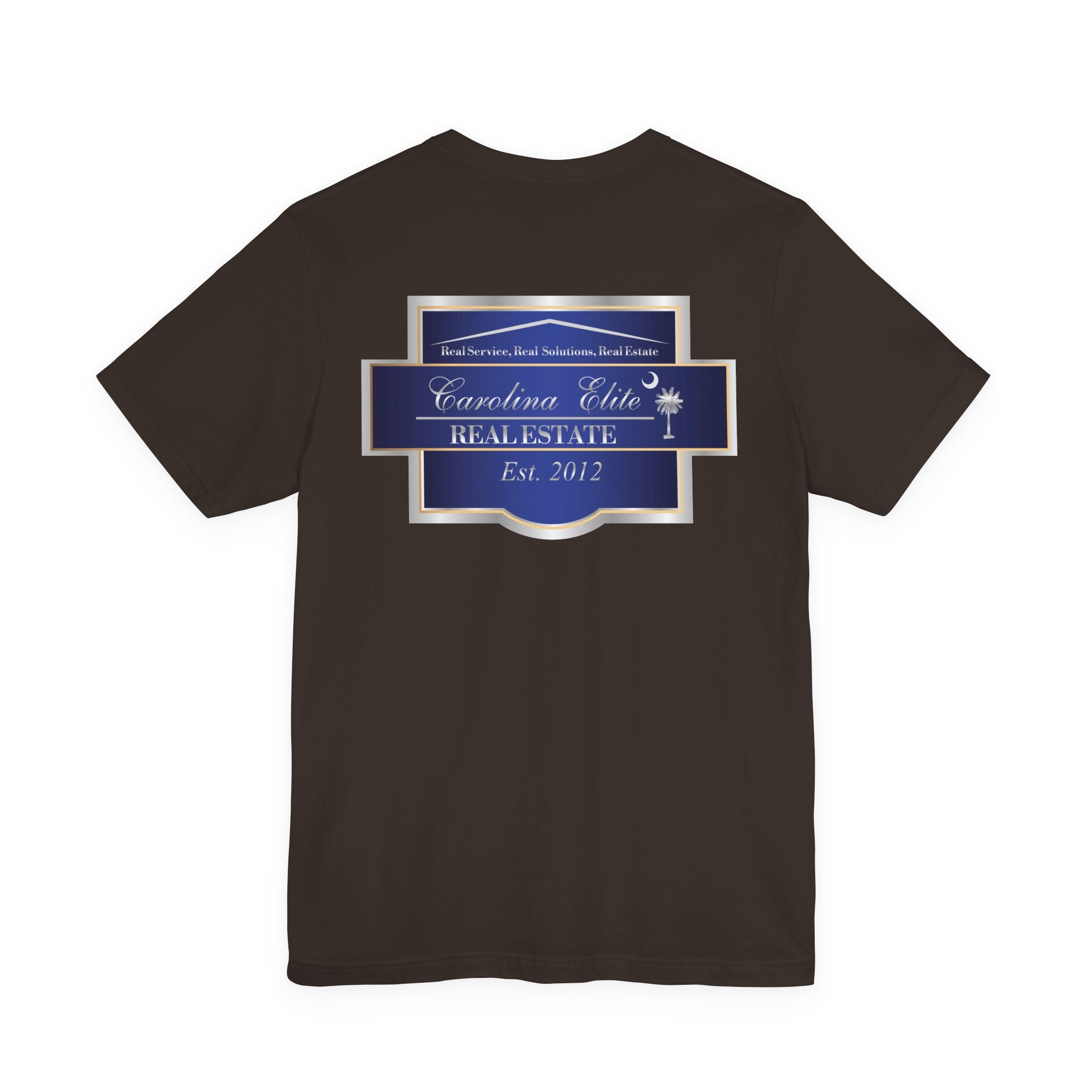 Real Estate Logo T‑Shirt - 'Carolina Elite Real Estate Est. 2012' Back Print
