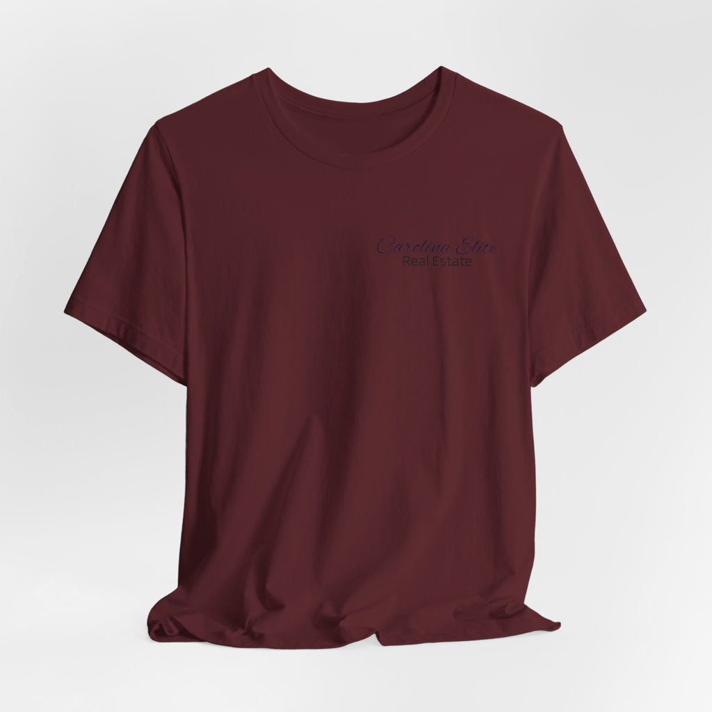 Real Estate Logo T‑Shirt - 'Carolina Elite Real Estate Est. 2012' Back Print