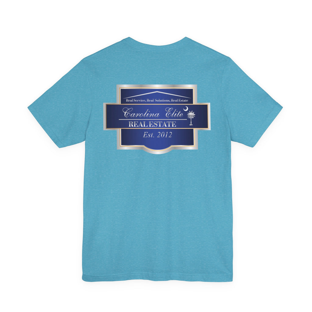 Real Estate Logo T‑Shirt - 'Carolina Elite Real Estate Est. 2012' Back Print
