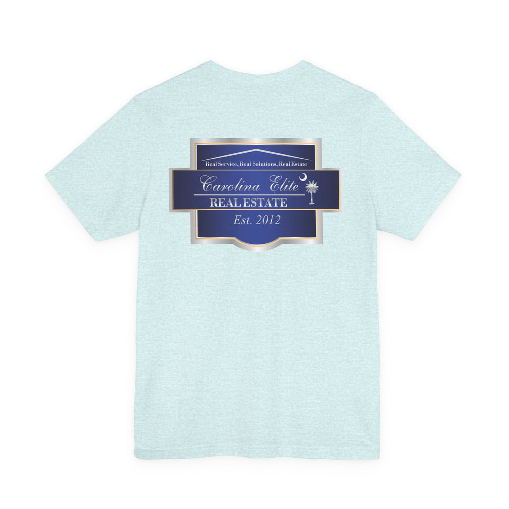 Real Estate Logo T‑Shirt - 'Carolina Elite Real Estate Est. 2012' Back Print