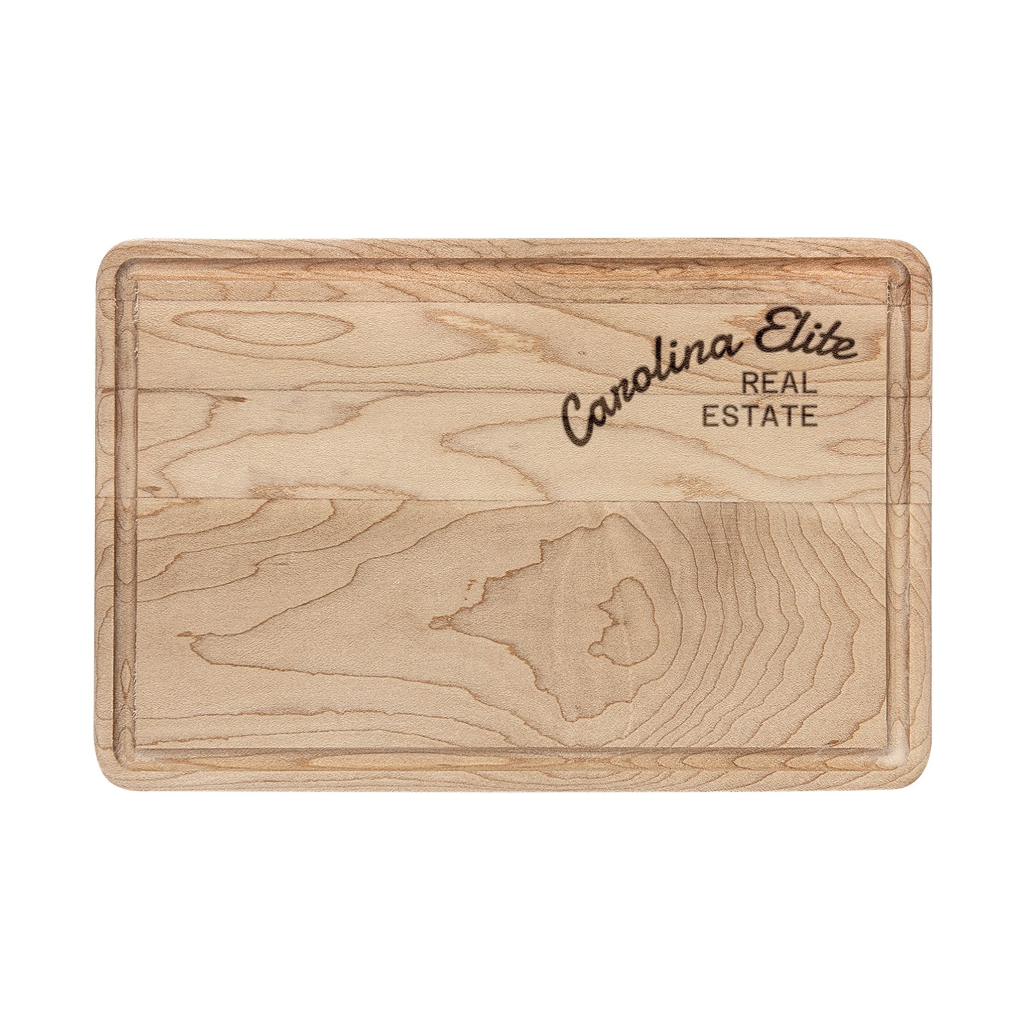 Engraved Wooden Cutting Board — 'Carolina Elite Estate' Personalized Charcuterie & Serving Board