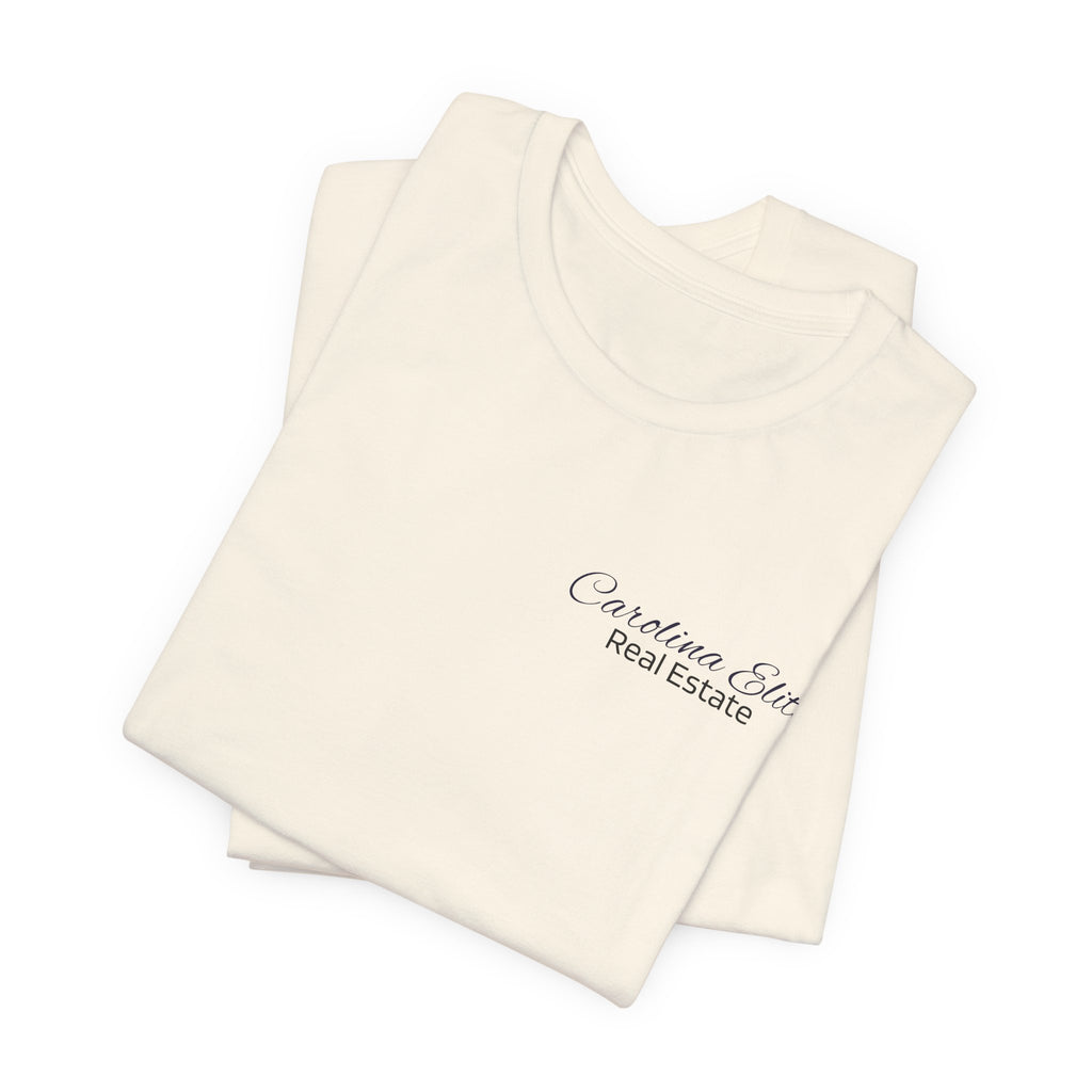 Real Estate Logo T‑Shirt - 'Carolina Elite Real Estate Est. 2012' Back Print