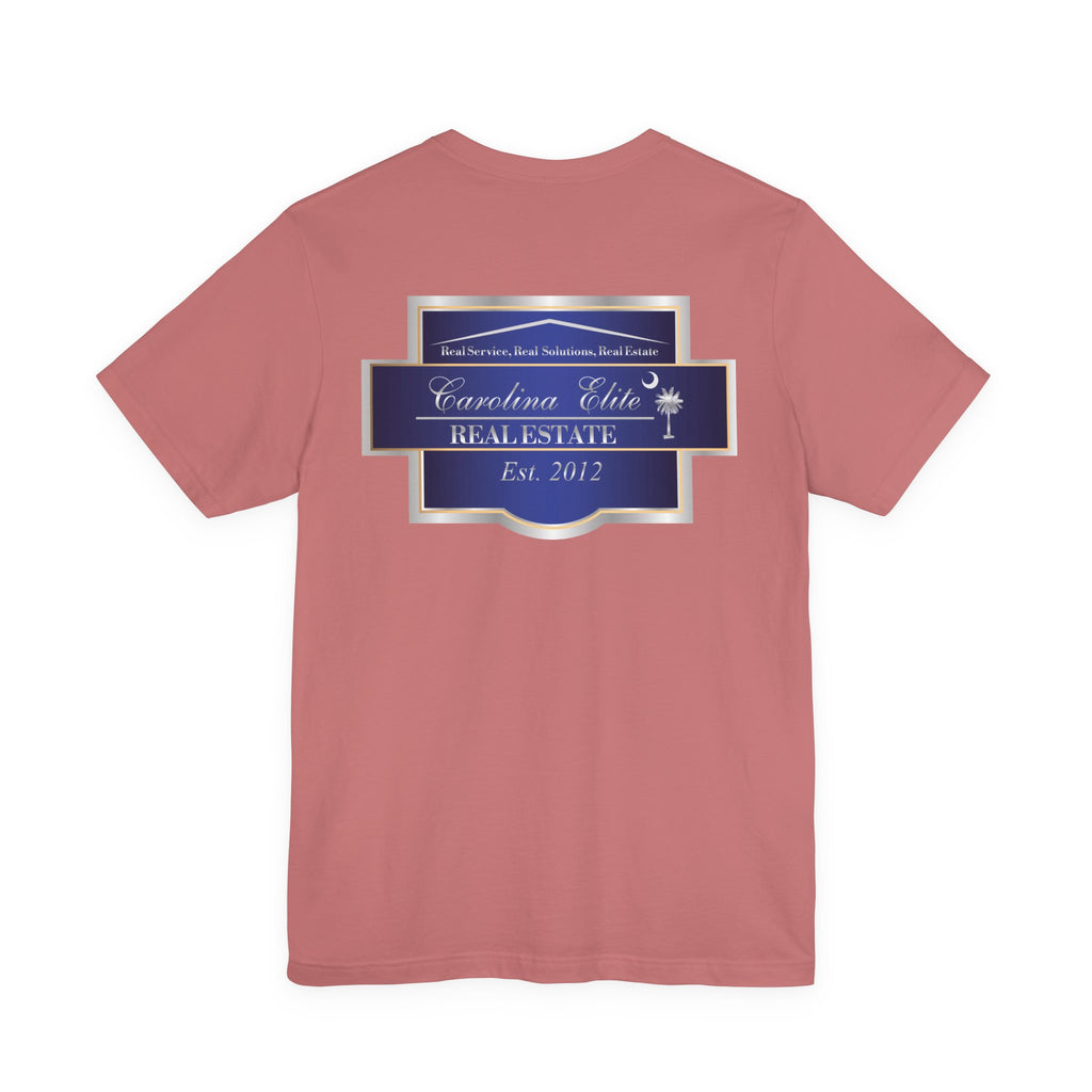 Real Estate Logo T‑Shirt - 'Carolina Elite Real Estate Est. 2012' Back Print