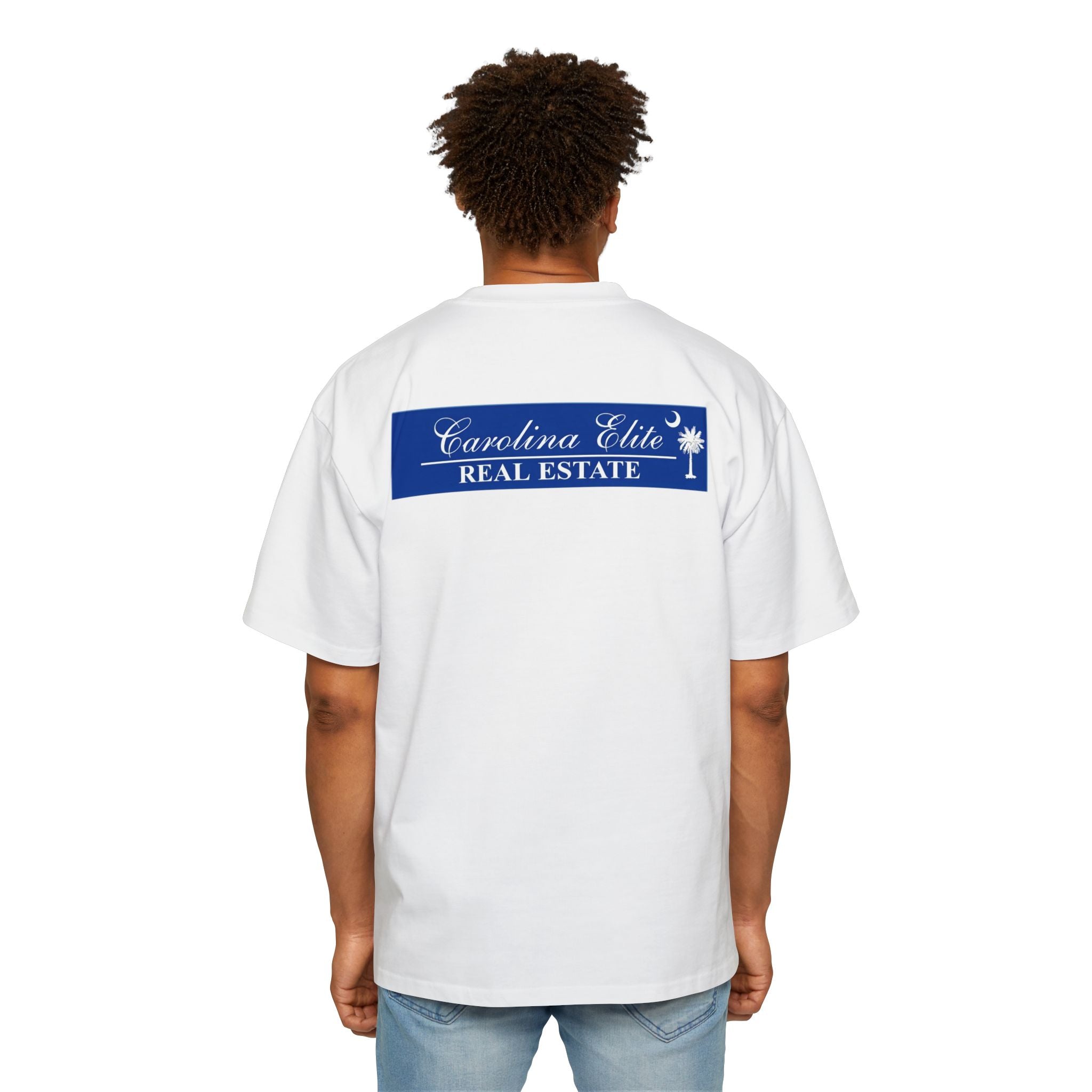 Real Estate Tee — "Carolina Elite" Branded Men's Oversized T‑Shirt