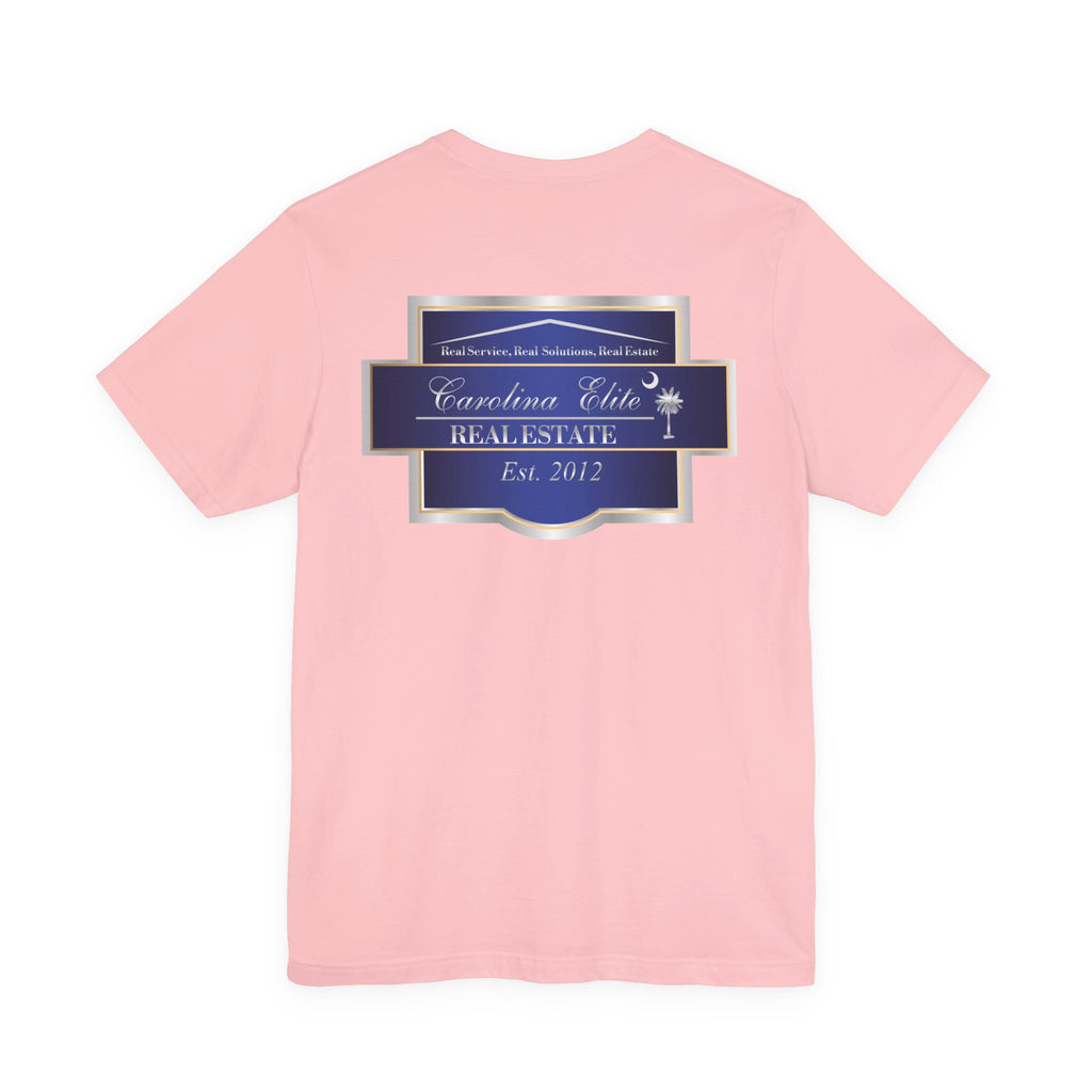 Real Estate Logo T‑Shirt - 'Carolina Elite Real Estate Est. 2012' Back Print